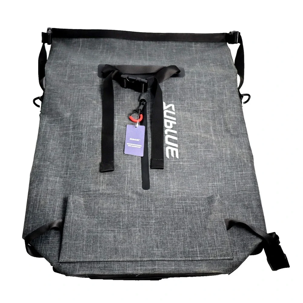 Sublue Multifunctional Waterproof Dry Backpack, Gray | 30 Liter, MISSING MINIBAG